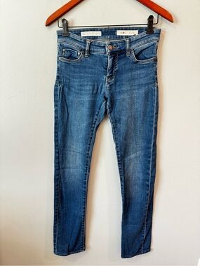 Pilcro and the Letterpress Indigo Skinny Jeans Sz 26